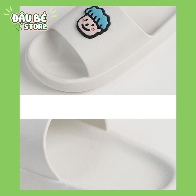Dép Đế Bánh Mì / Mỳ Ulzzang Boy & Girl - Dép Lê Nữ Quai Ngang Hottrend Nhiều Màu Siêu Êm Chống Trơn Trượt - Daube - D002