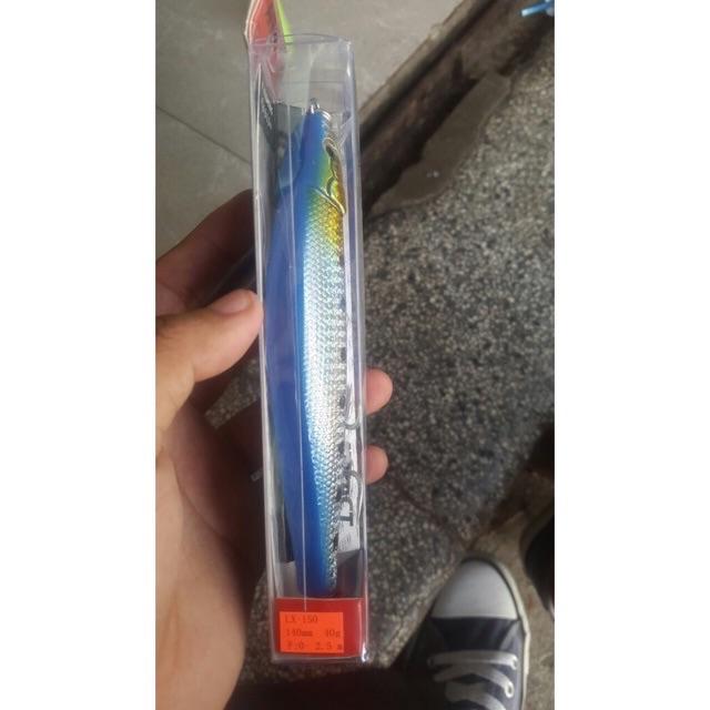 Combo 10 con cá giả 13cm 25g câu hồ biển lớn mồi siêu nhậy y hình