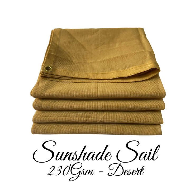 LƯỚI CHE NẮNG 80% - MAY VIỀN, KHUY - MÀU KEM - SIZE 2M X 3M