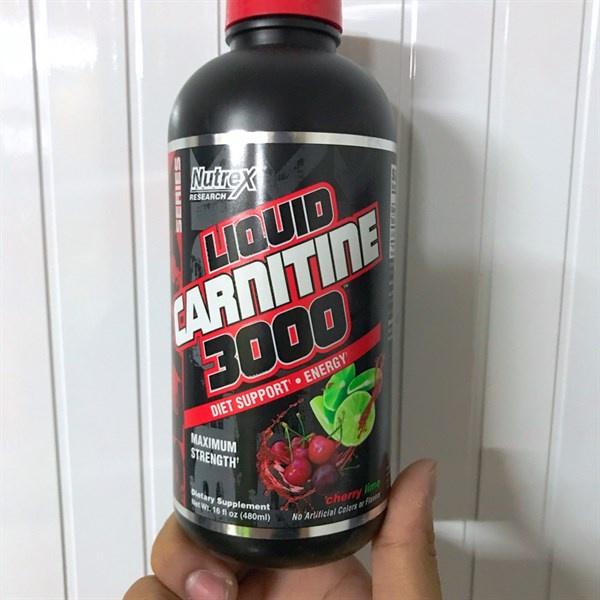 Nutrex L Carnitine 3000 Dạng Siro Chuyển Hoá Mỡ Thành Năng Lượng Giúp Body Thon Gọn Body An Toàn - Usa