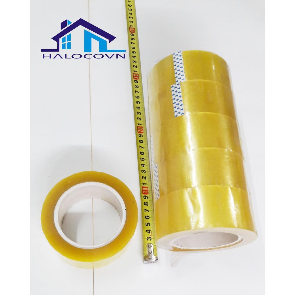 Combo 6 cuốn băng dính trong cuốn hàng 1.9kg