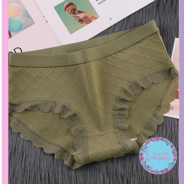 Quần lót nữ Cotton Ép - QUẦN LÓT COTTON KHÁNG KHUẨN THOÁNG MÁT TÔN DÁNG DL111