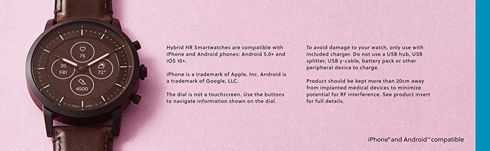 Fossil hybrid smart watch