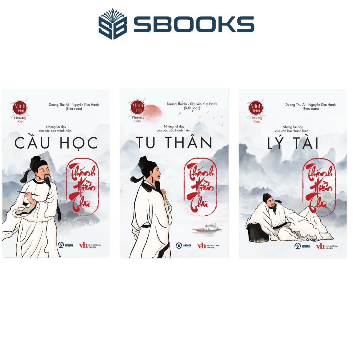 Sách Combo Thánh Hiền Thư : Lý Tài + Cầu Học + Tu Thân - Sách CHÍNH HÃNG Sbooks