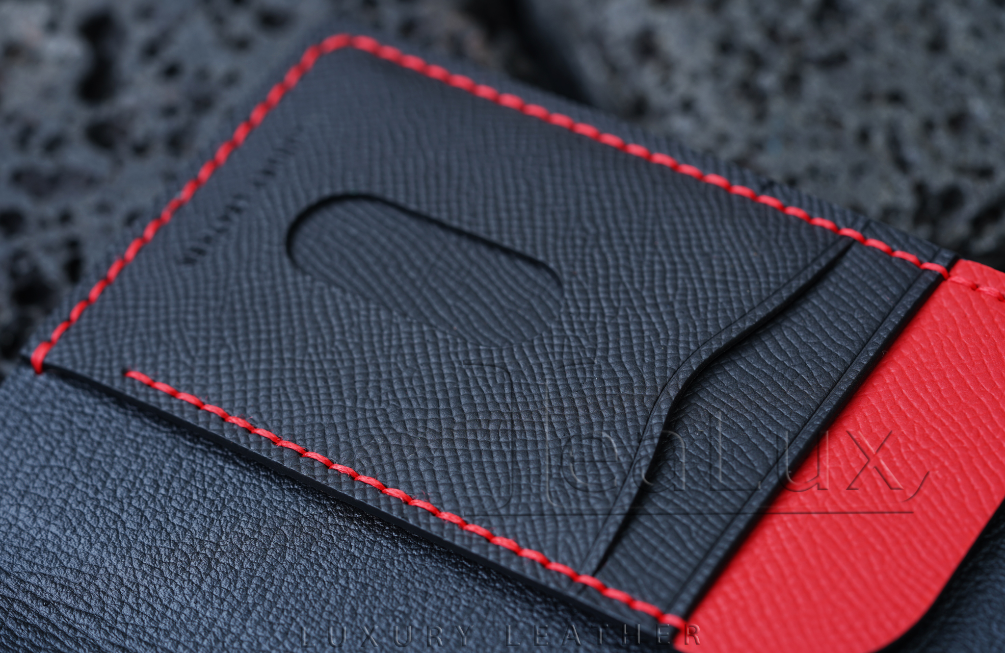 Ví Đựng Hộ Chiếu Da Epsom Handmade Lealux Passport Wallet