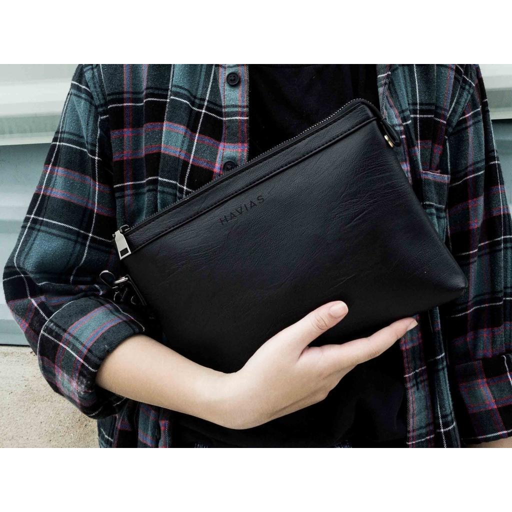 Clutch túi da cầm tay WRAP HAVIAS