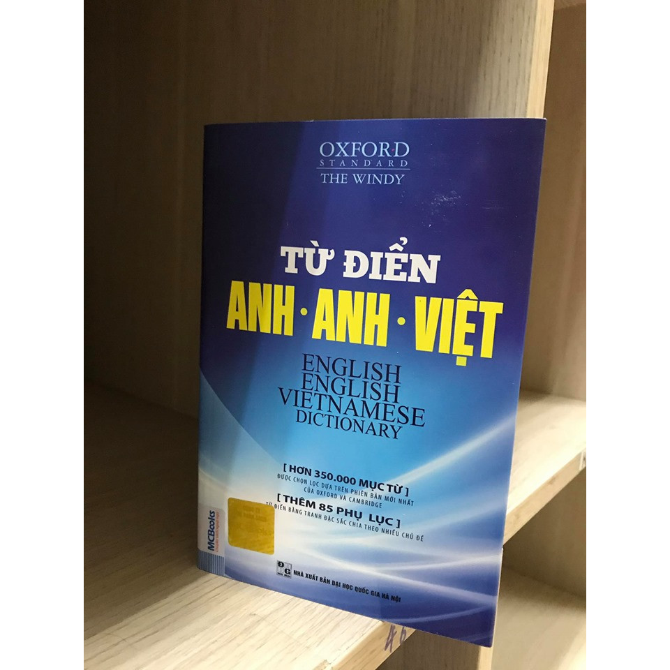 Từ điển Anh – Anh- Việt ( HƠN 35.000 TỪ ) (bìa trắng xanh) ( BẢN MỚI 2020) KT