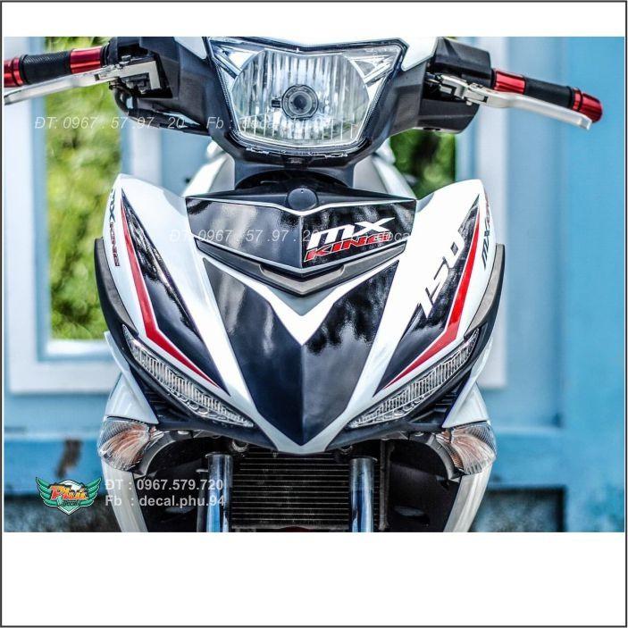 Tem rời Exciter 150 Mx Trắng đen