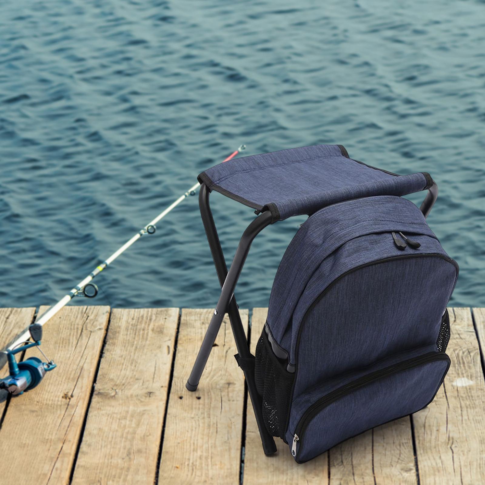 Fishing Seat Chair Portable Folding Stool with Bag for Fishing Hiking