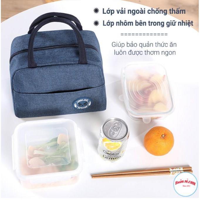 Túi Vải Giữ Nhiệt Họa Tiết Trơn Lịch Sự