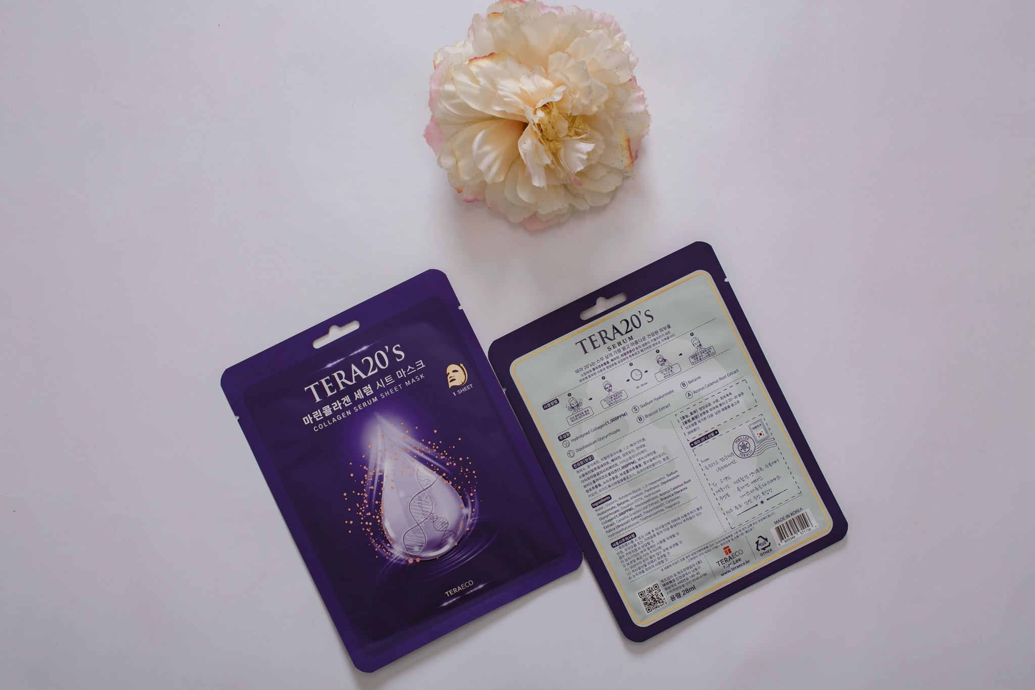 Mặt nạ dưỡng da Serum Collagen TERA20's Hàn Quốc