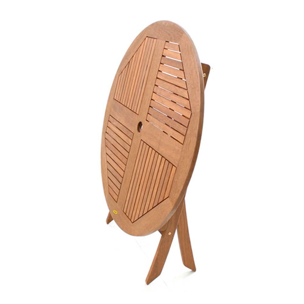 Bộ Bàn Punai 4 Ghế Xếp Sumur IBIE NS4002B - Nâu