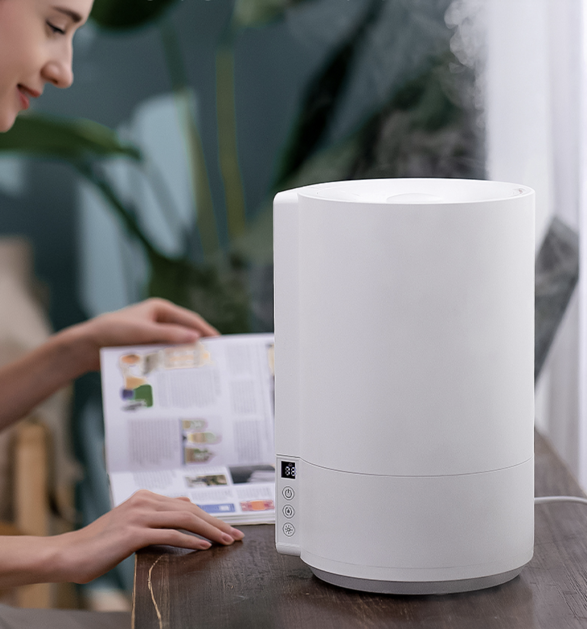 Máy Lọc Không Khí Tạo Ẩm Xiaomi Lydsto H303 Khử Trùng Thông Minh, Điều Khiển Bằng Cảm Biến - Hàng Chính Hãng