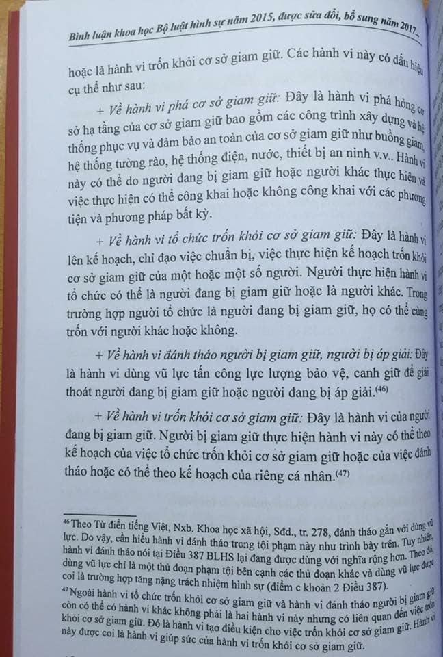 Combo: Bình luận khoa học bộ luật hình sự năm 2015 sửa đổi bổ sung năm 2017 phần tội phạm