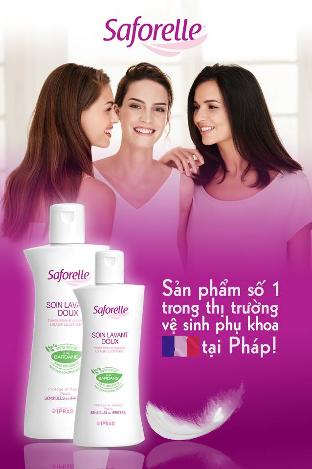 Dung dịch vệ sinh Saforelle Gentle Cleansing Care