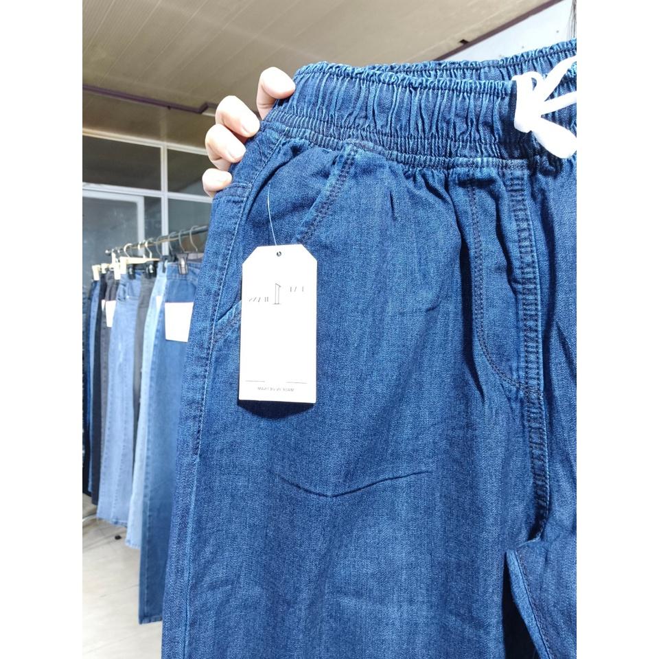 Quần jean baggy giấy ống ôm nhẹ size 48-58 kg