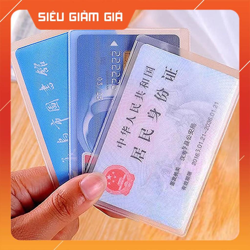 Túi đựng thẻ căn cước SỈ= LẺ chất liệu polymer dẻo, đựng các loại thẻ, chống thấm nước