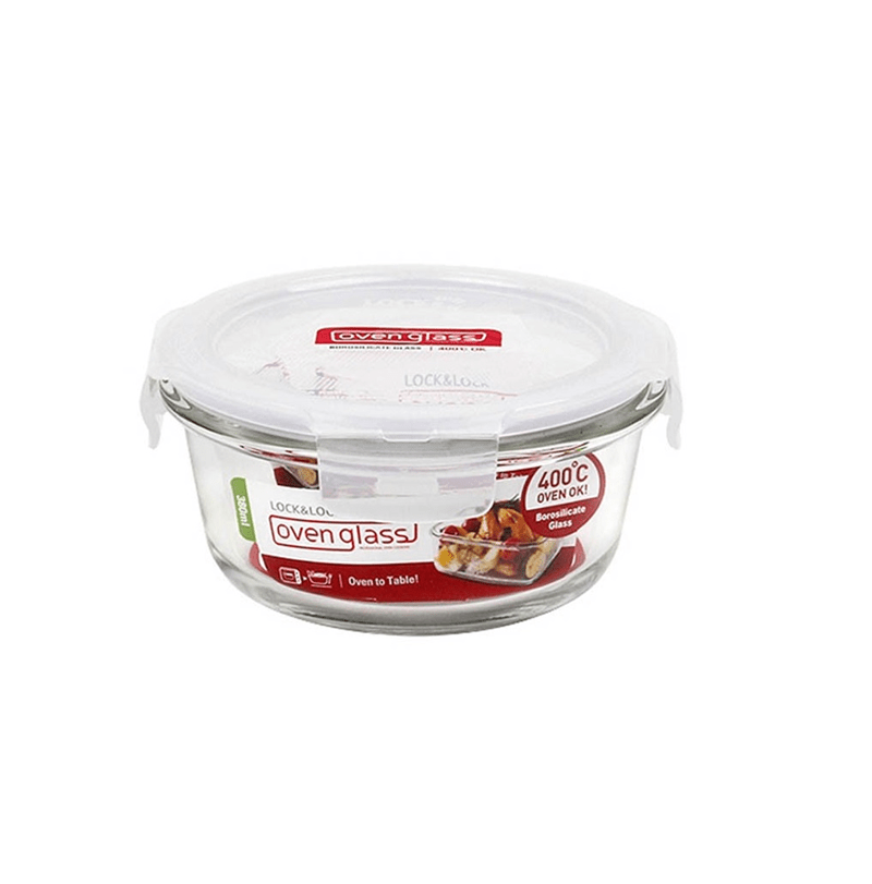 Hộp Bảo Quản Thủy Tinh Hình Tròn Lock&amp;Lock LLG812 (130ml)