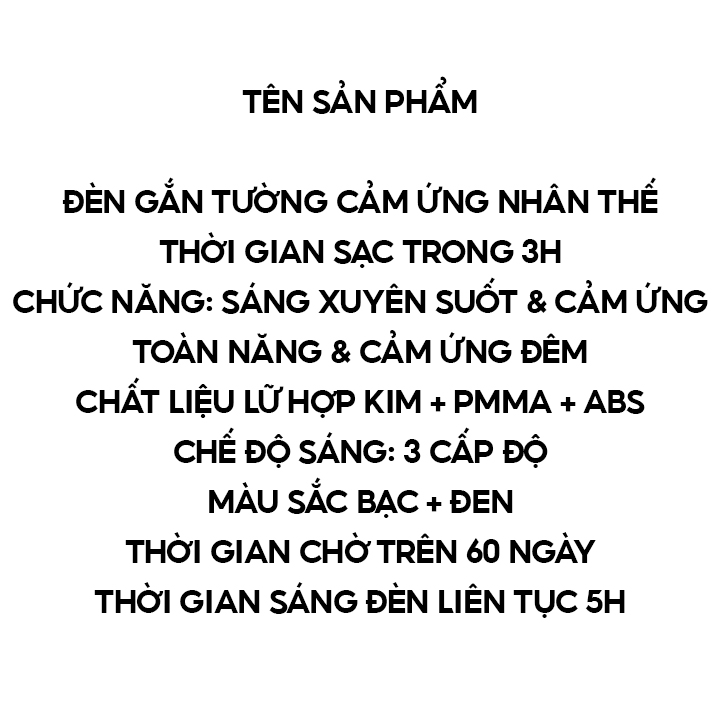 Thanh Đèn Cảm Ứng Gắn Tủ Bếp Dải Đèn Ốp Trần Bếp Hiệu Ứng Ánh Sáng Sang Trọng Công Suất 3w Đèn Vàng Ấm Áp