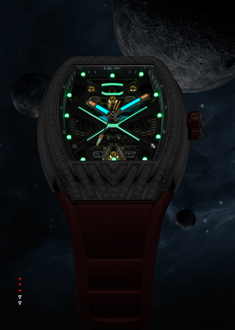 Đồng hồ nam chính hãng IW Carnival IW760G-3 Kính sapphire chống xước,Chống nước 50m,BH24 tháng,máy Automatic ( cơ) ,dây cao su chính hãng chống nước tuyệt đối,vỏ thép không gỉ bền bỉ