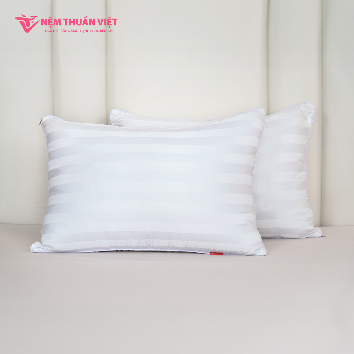 Ruột Gối Nằm Gòn Dreamy Thuần Việt - Sợi Gòn Cao Cấp, Êm Ái - Kích Thước 50x70
