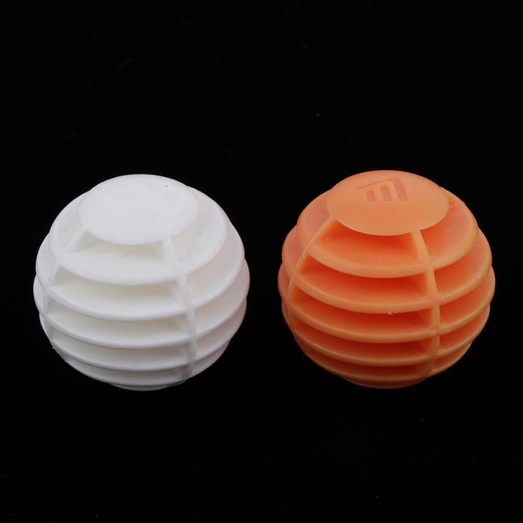 2 Pieces Lightweight Soft Sponge Rainbow Indoor Practice Golf Training Balls