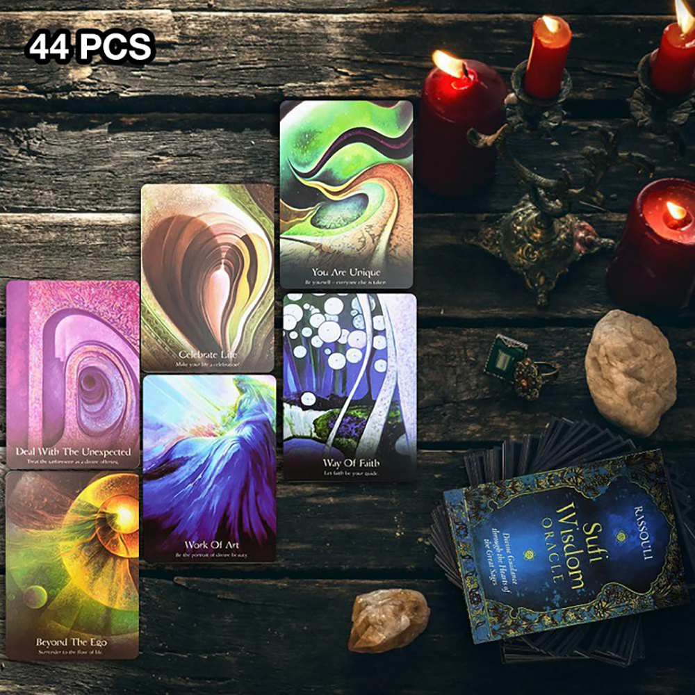 Bộ Bài Oracle Sufi Wisdom Oracle  Đá Thanh Tẩy