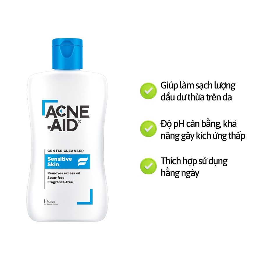 Sữa rửa mặt Acne-Aid Gentle Cleanser Sensitive Skin 100ml