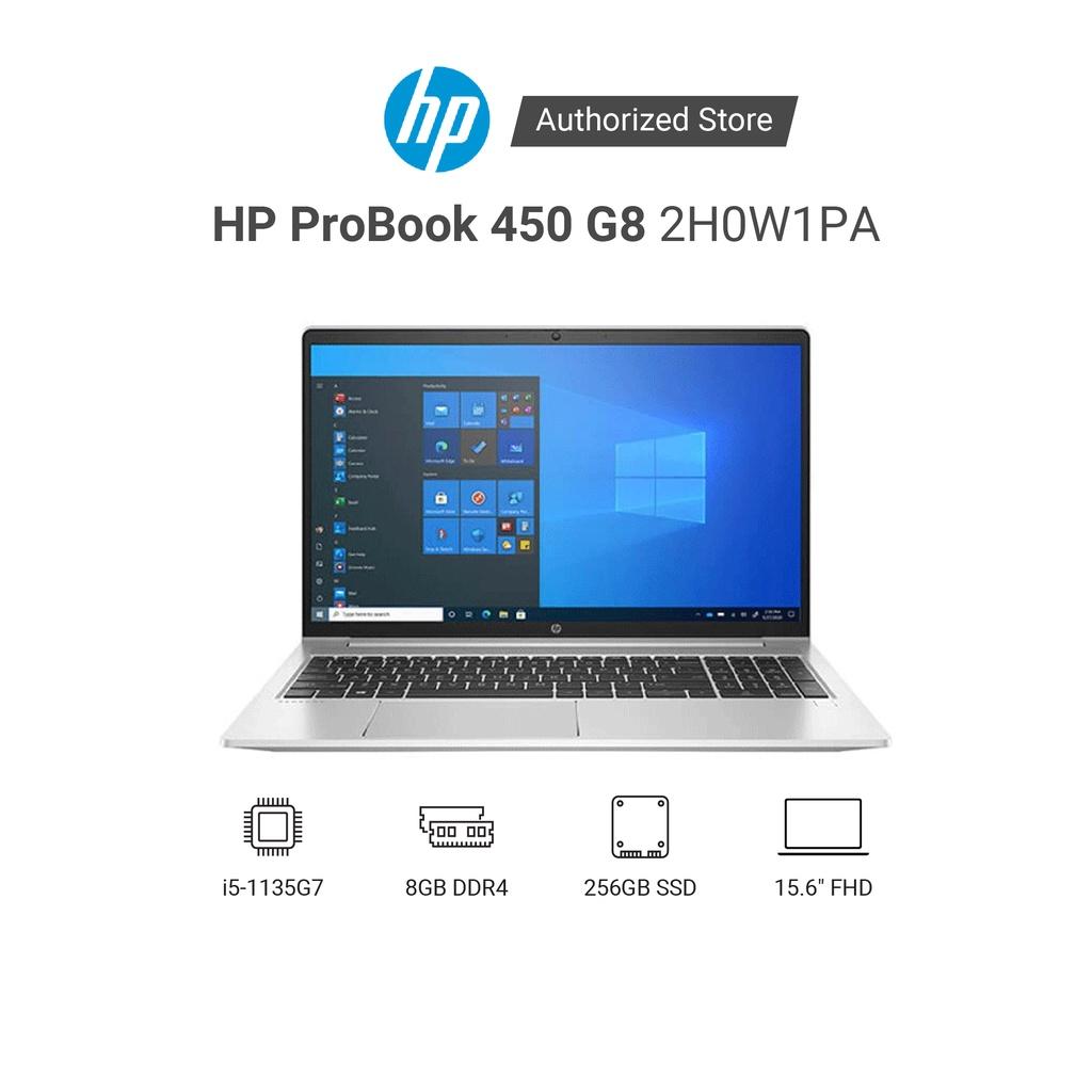 Laptop HP ProBook 450 G8 2H0W1PA i5 1135G7 | 8GB RAM | 256GB SSD | 15.6 FHD | MX450 2GB | FP | Win 10 | Bạc - Hàng Chính Hãng