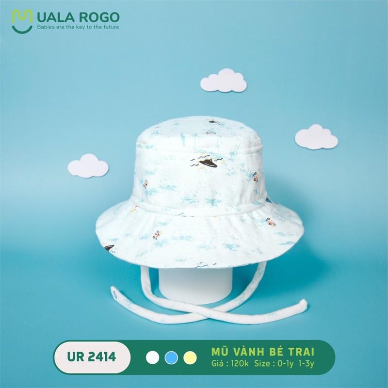 Uala Rogo-Mũ tai bèo Petit mềm mịn cao cấp che nắng cho bé trai bé gái mẫu mới 2021