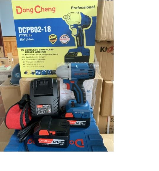 MÁY BẮT ỐC DÙNG PIN 12V DONGCHENG DCPB02-18EK (GỒM 2 PIN 18V/4AH) - HÀNG CHÍNH HÃNG