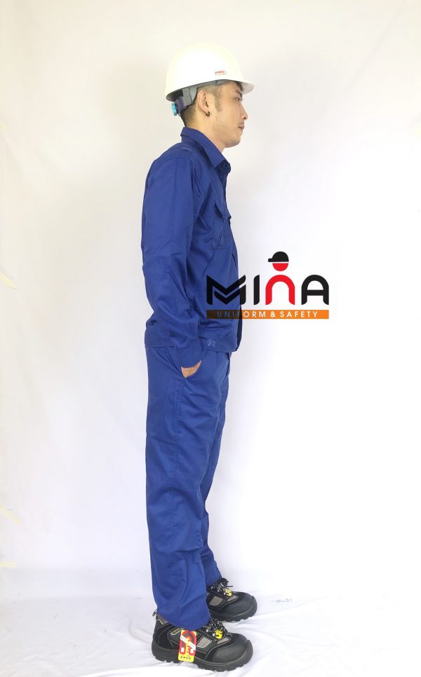Bộ Quần Áo Bảo Hộ Lao Động - Xanh Công Nhân- vải KAKI 21