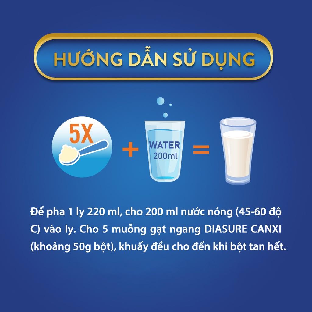 Sữa Diasure Canxi (COMBO 3 HỘP GIẤY 450G)