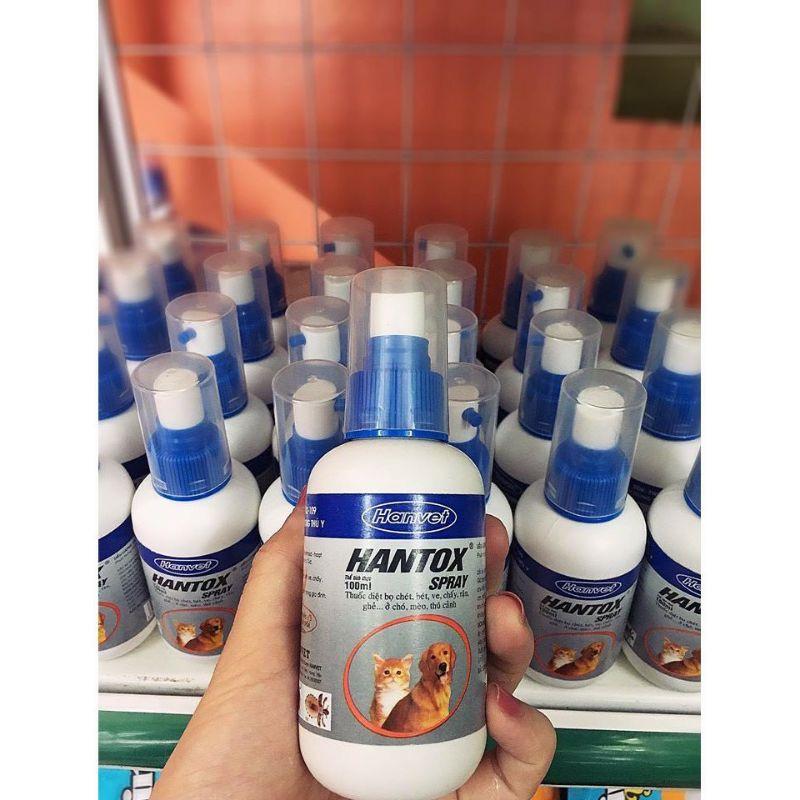 Hantox xịt ve rận cho chó mèo