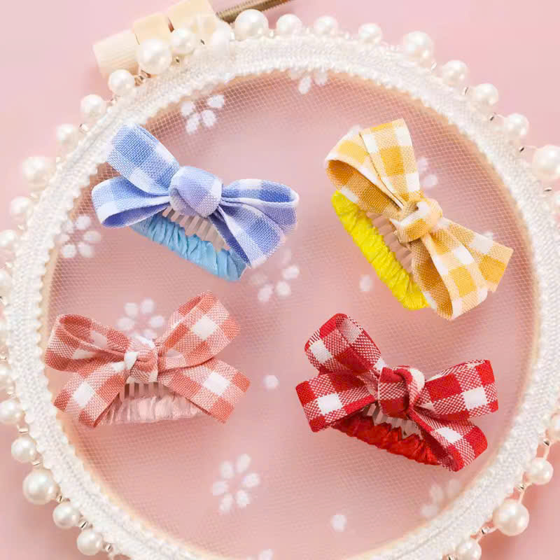 NƠ KẸP TÓC CÀI TÓC THỜI TRANG DỄ THƯƠNG 10 CHO THÚ CƯNG CHÓ MÈO