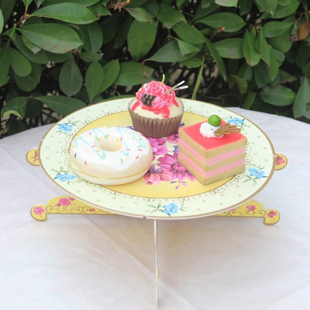 Flower Paper Cake Stand Cupcake Stand Dessert Holder Wedding Party Decor