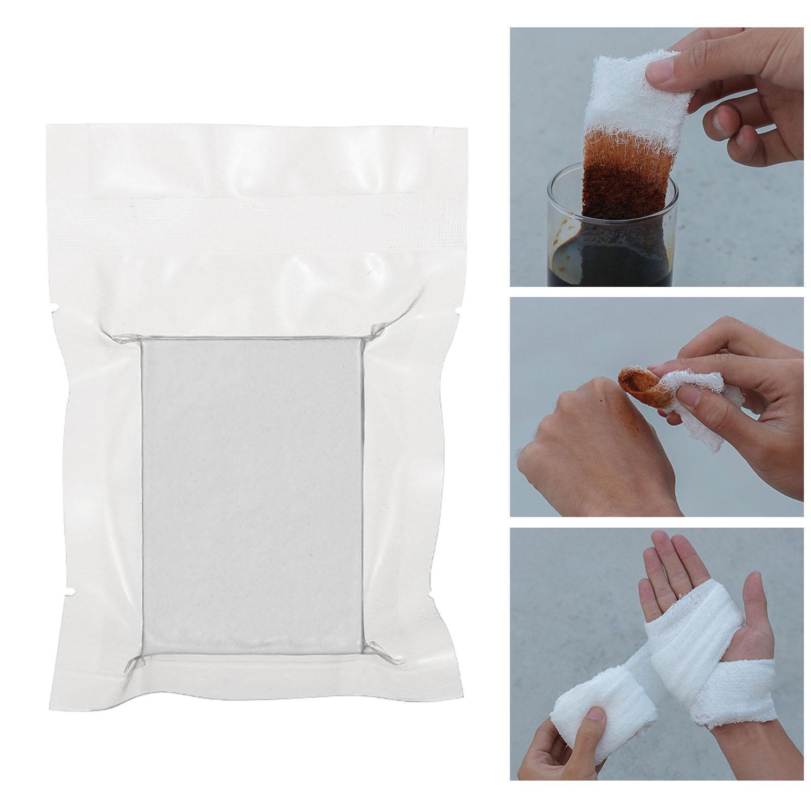 Compressed Gauze Folded Disposable Cotton for First Aid and  Home