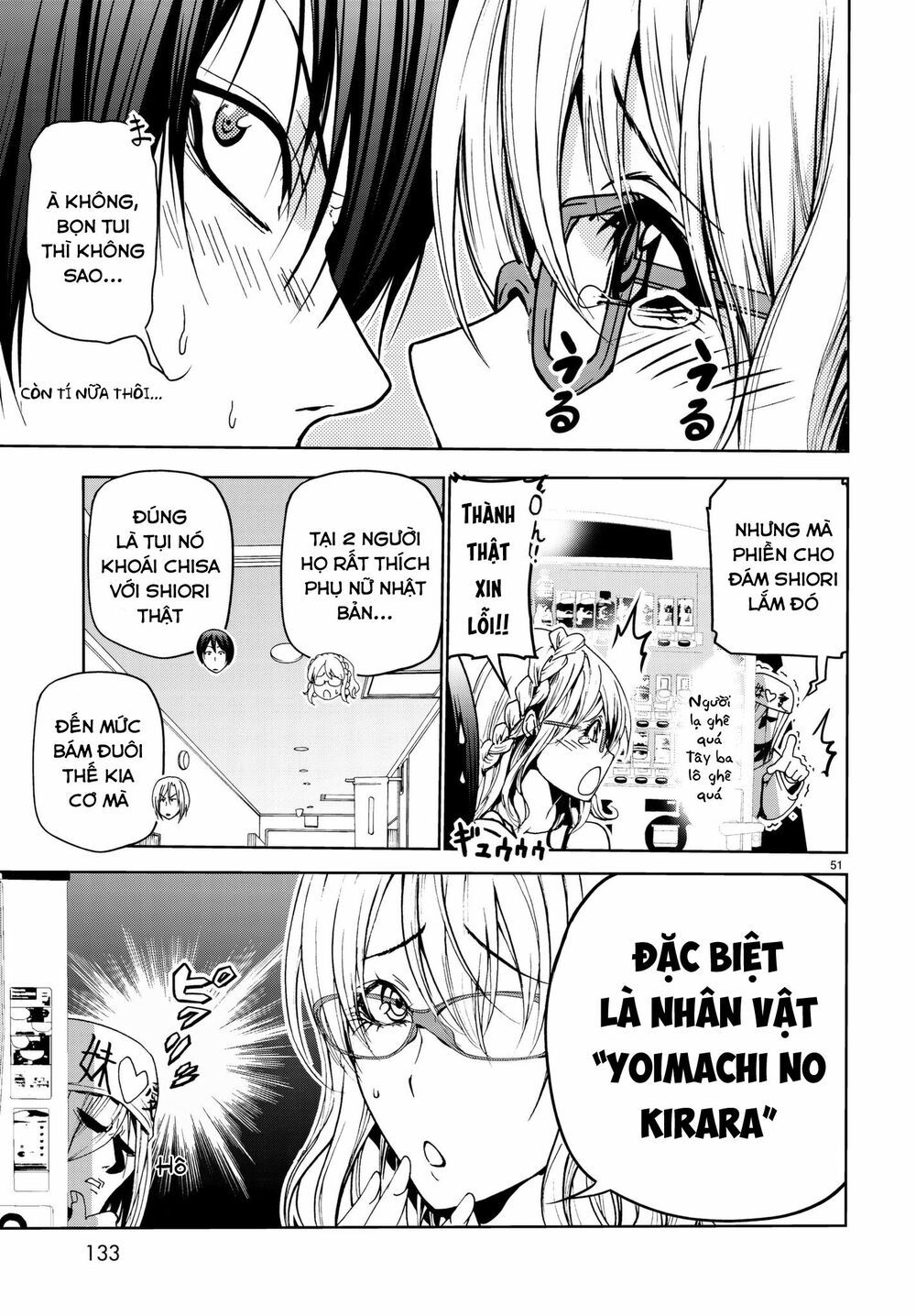cô gái thích lặn - grand blue chapter 47 51
