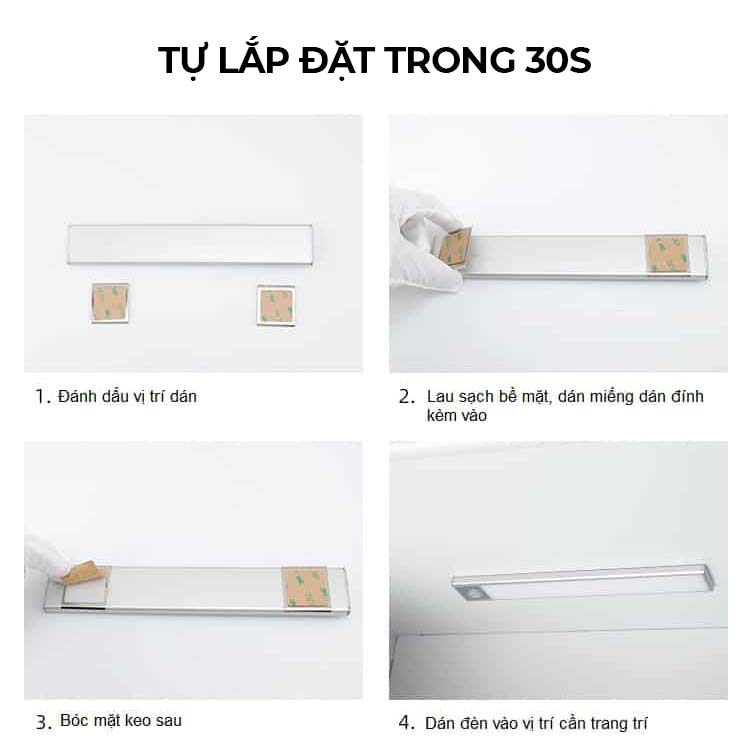 Đèn led thanh cảm biến tích điện , siêu sáng, siêu tiện lợi -K1487