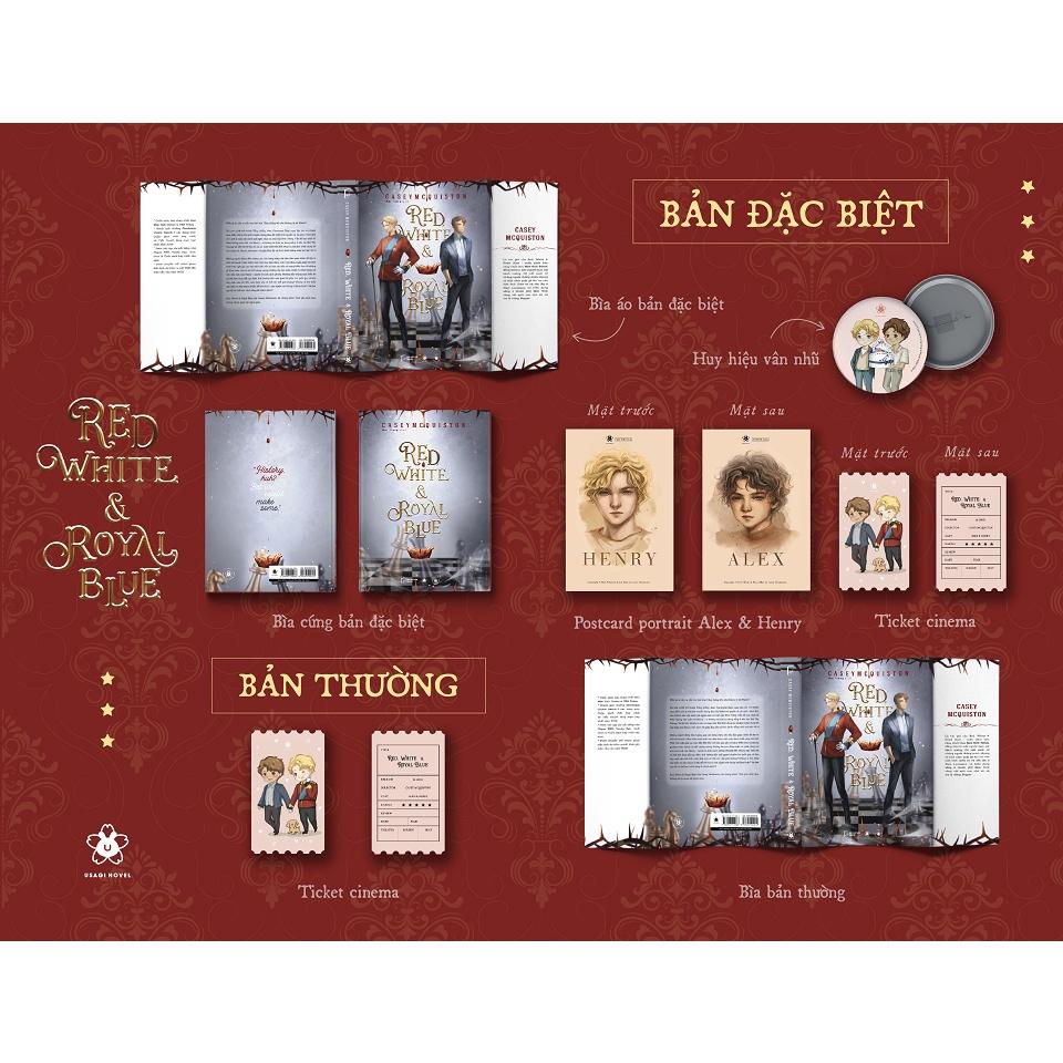 Sách  Red, White &amp; Royal Blue - Skybooks - BẢN QUYỀN - Bản thường