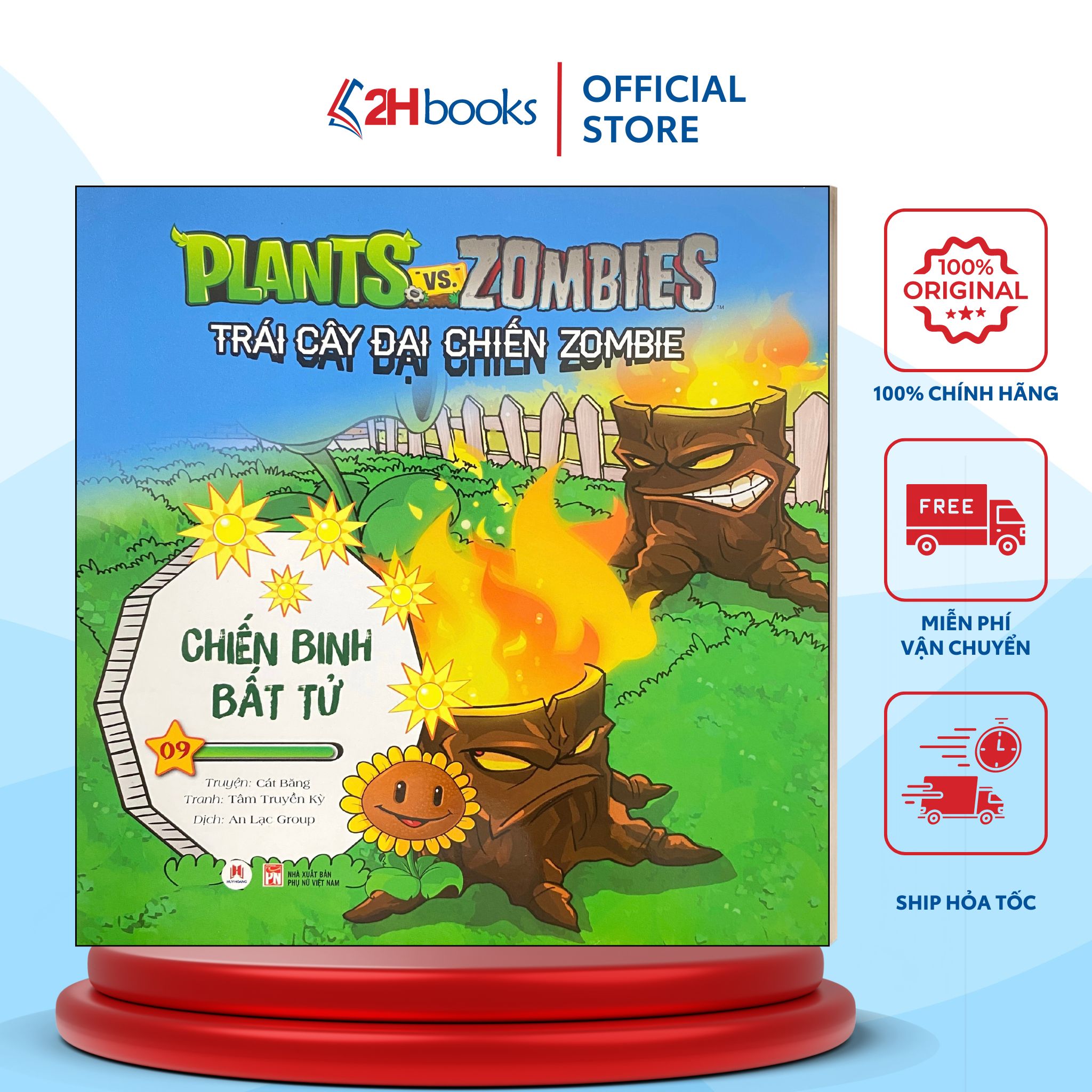 Trái Cây Đại Chiến Zombie Tập 9 - Chiến Binh Bất Tử (Tái Bản 2021)- 2HBooks