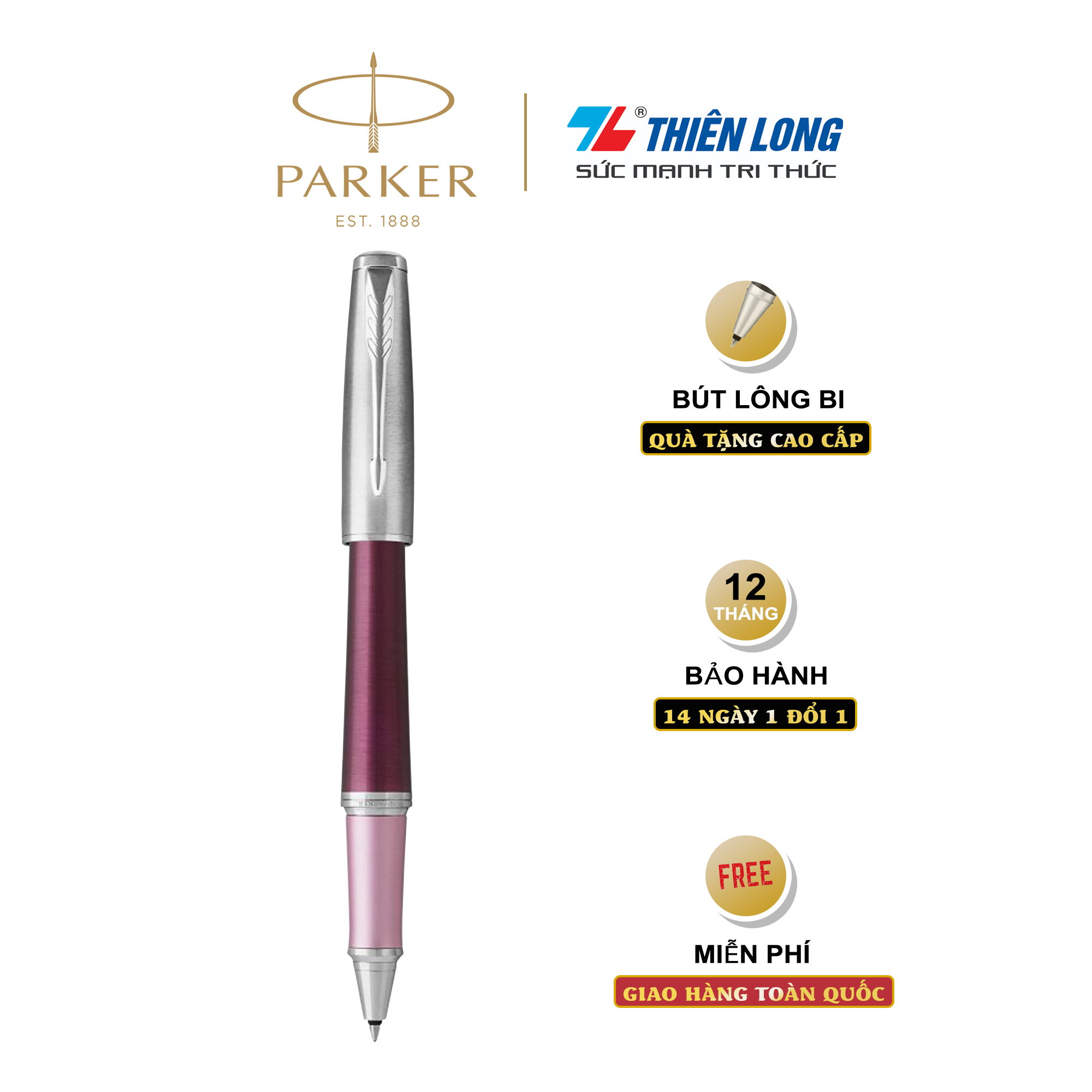 Bút lông bi cao cấp Parker Urban PRM X-Purple TB4-1975534