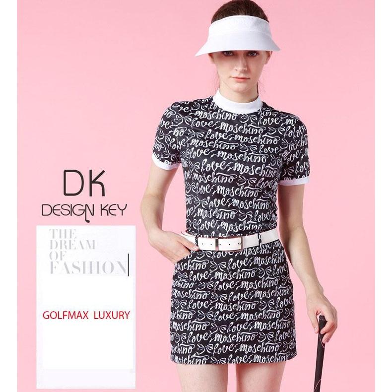 Fullset nữ chơi golf Thiết kế Hàn Quốc - Chất liệu sợi polyester cao cấp DK215-31-32