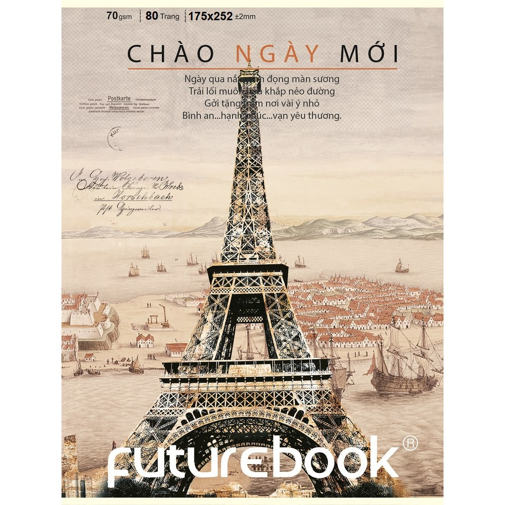 Vở kẻ ngang B5 Futurebook 80 trang,