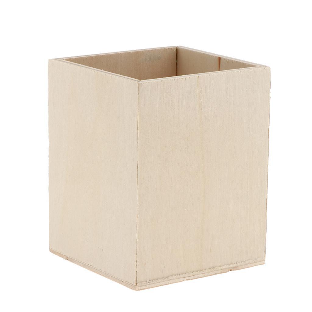 10X Unfinished Wood Desk Storage Organizer / Caddy Rack