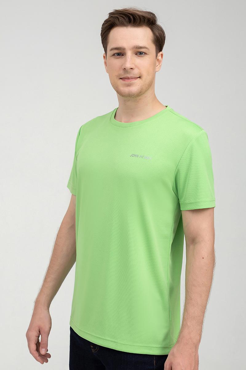 Áo thun nam cổ tròn form vừa TS22SS15P-RGWK - GREEN