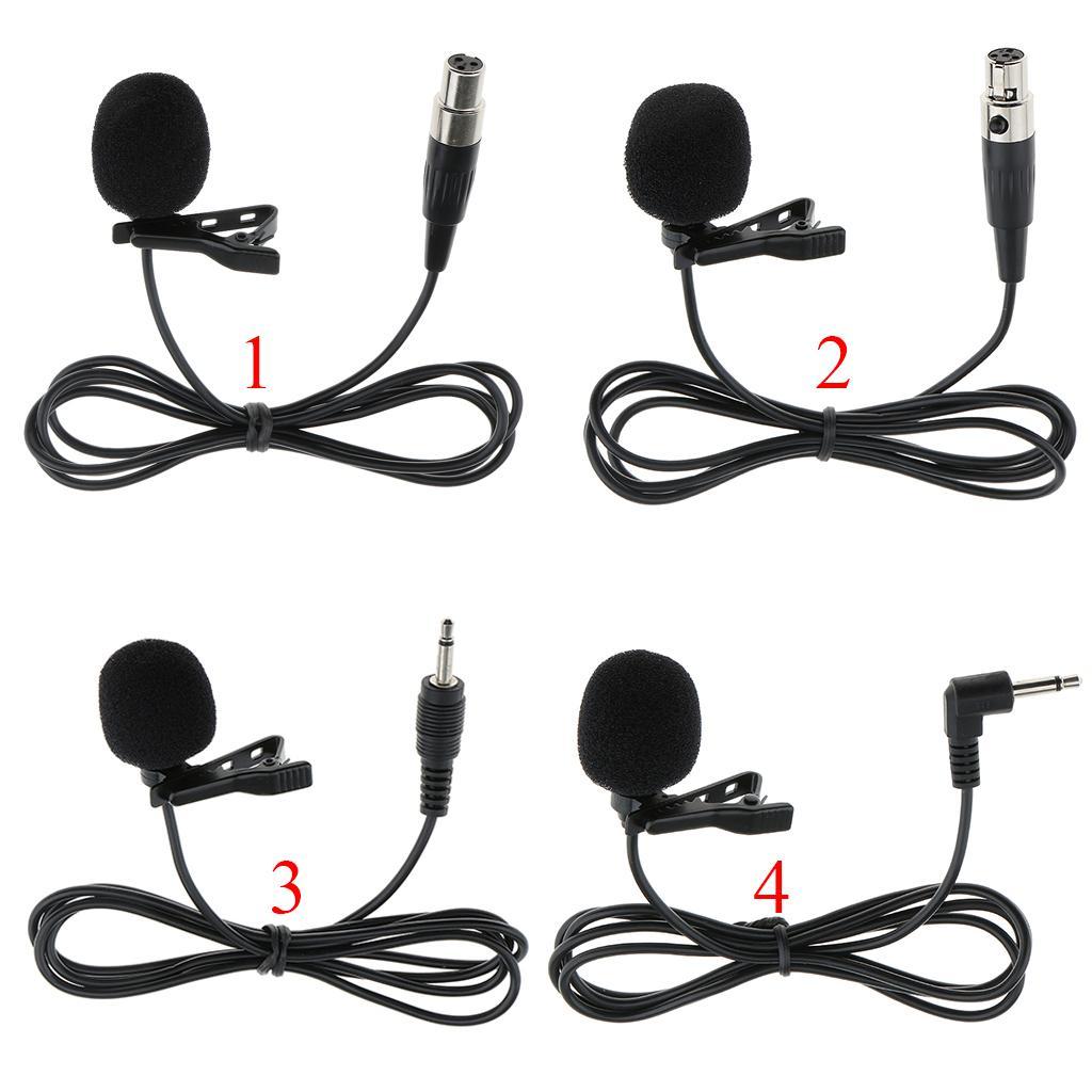 8X Lapel Tie Vacuum Tube Microphone MINI XLR 3Pin
