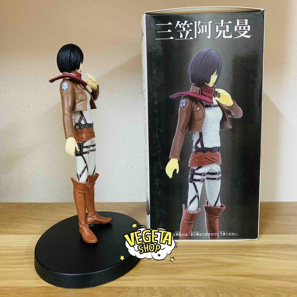 Mô hình Attack On Titan - Mikasa Ackerman - Mikasa trong trang phục Trinh sát binh đoàn - Fullbox 16cm - Đại chiến titan