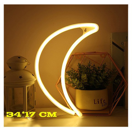 Đèn LED Neon trang trí phòng ngủ, quán dùng pin + USB