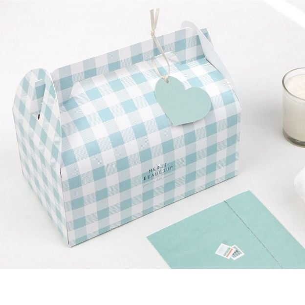 Hộp bánh ngọt, bánh nướng, bánh mousse cầm tay, hộp thực phẩm mang đi. Q1807